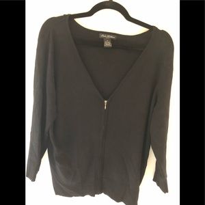 EUC worn once zip cardigan